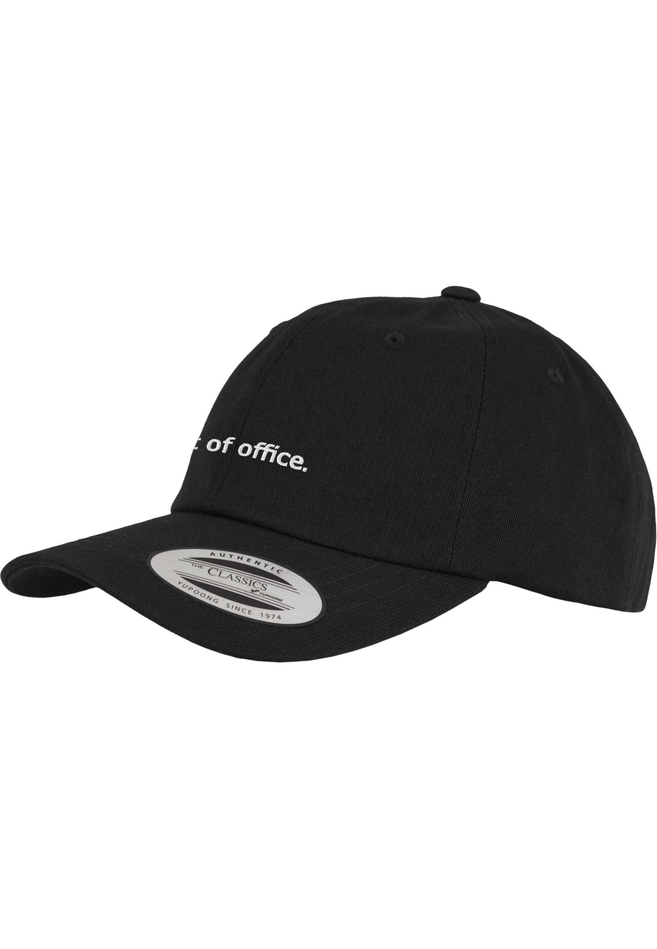 szürke / fekete / fehér Mister Tee Sapkák 'Out Of Office' - 55-60, Termék nézet
