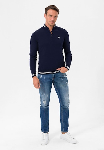 Jimmy Sanders Pullover in Blau