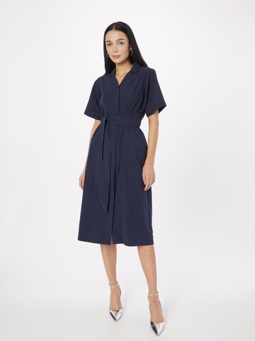 DEDICATED. Shirt dress 'Orrefors' in Blue: front