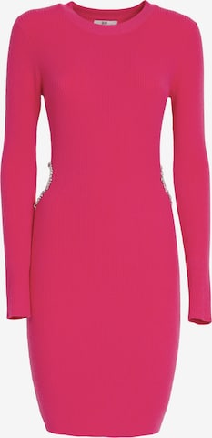 Influencer Neulemekko värissä vaaleanpunainen: etupuoli