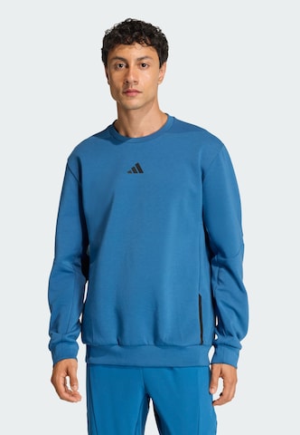 ADIDAS PERFORMANCE Sports sweatshirt in Blue: front
