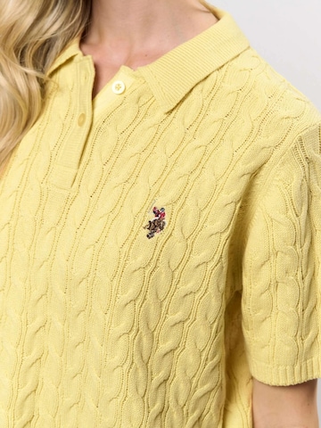 U.S. POLO ASSN. Tričko ' Magda ' – žlutá