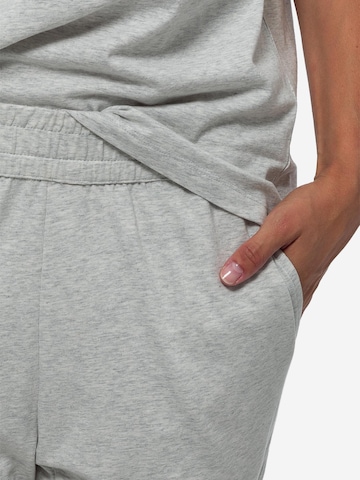 SCHIESSER Pajama 'Cotton' in Grey