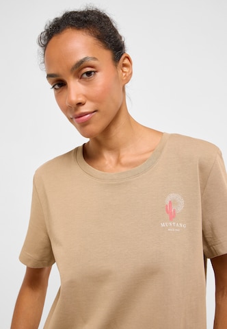 MUSTANG Shirt 'Floris' in Beige