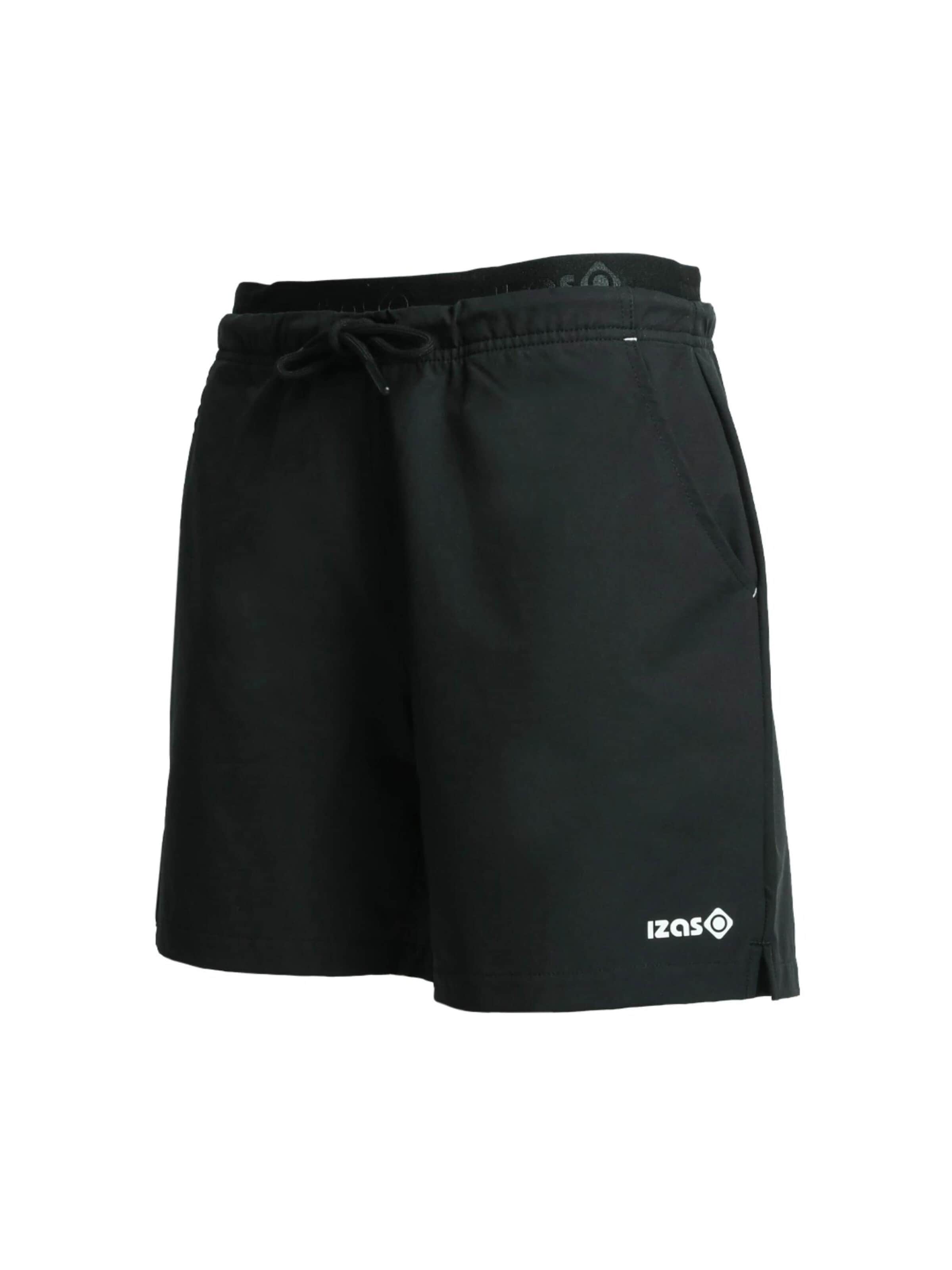 Izas - regular Pantalón deportivo 'BERMUDA MUJER  GLEN W' en negro: frente