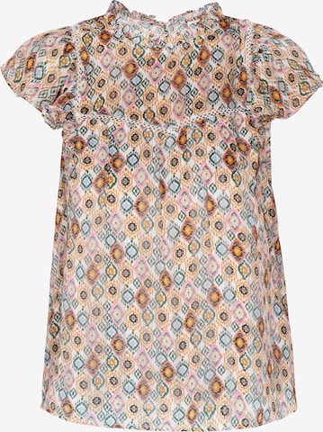 IZIA - Blusa 'Ethno' en beige: frente