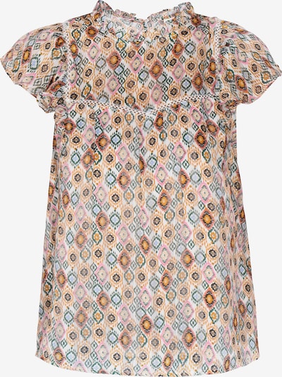IZIA Pusero 'Ethno' värissä kameli / roosa / musta / valkoinen, Tuotenäkymä