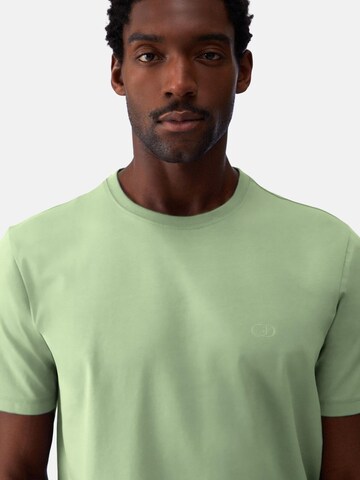 Liu Jo T-shirt 'BASICCONTRA' i grön