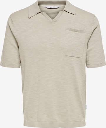 Only & Sons Shirt 'Ace' in Beige: front