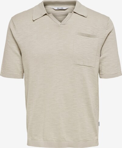 Tricou 'Ace' Only & Sons pe bej, Vizualizare produs