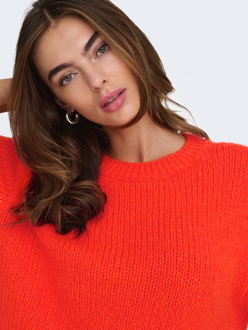 Pull-over 'JDYLINEA' JDY en orange