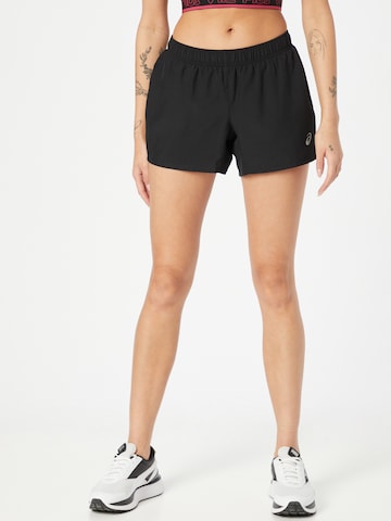 ASICS Workout Pants 'CORE 4IN' in Black: front