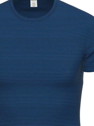 Ammann Undershirt 'Day Classic / Jeans Feinripp' in Blue