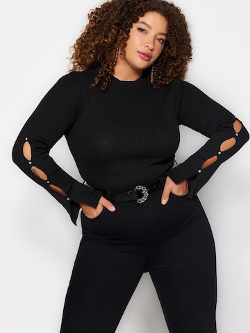 Trendyol Curve Pullover i sort: forside