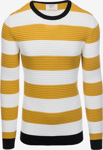 Ombre Sweater 'E189' in Yellow: front