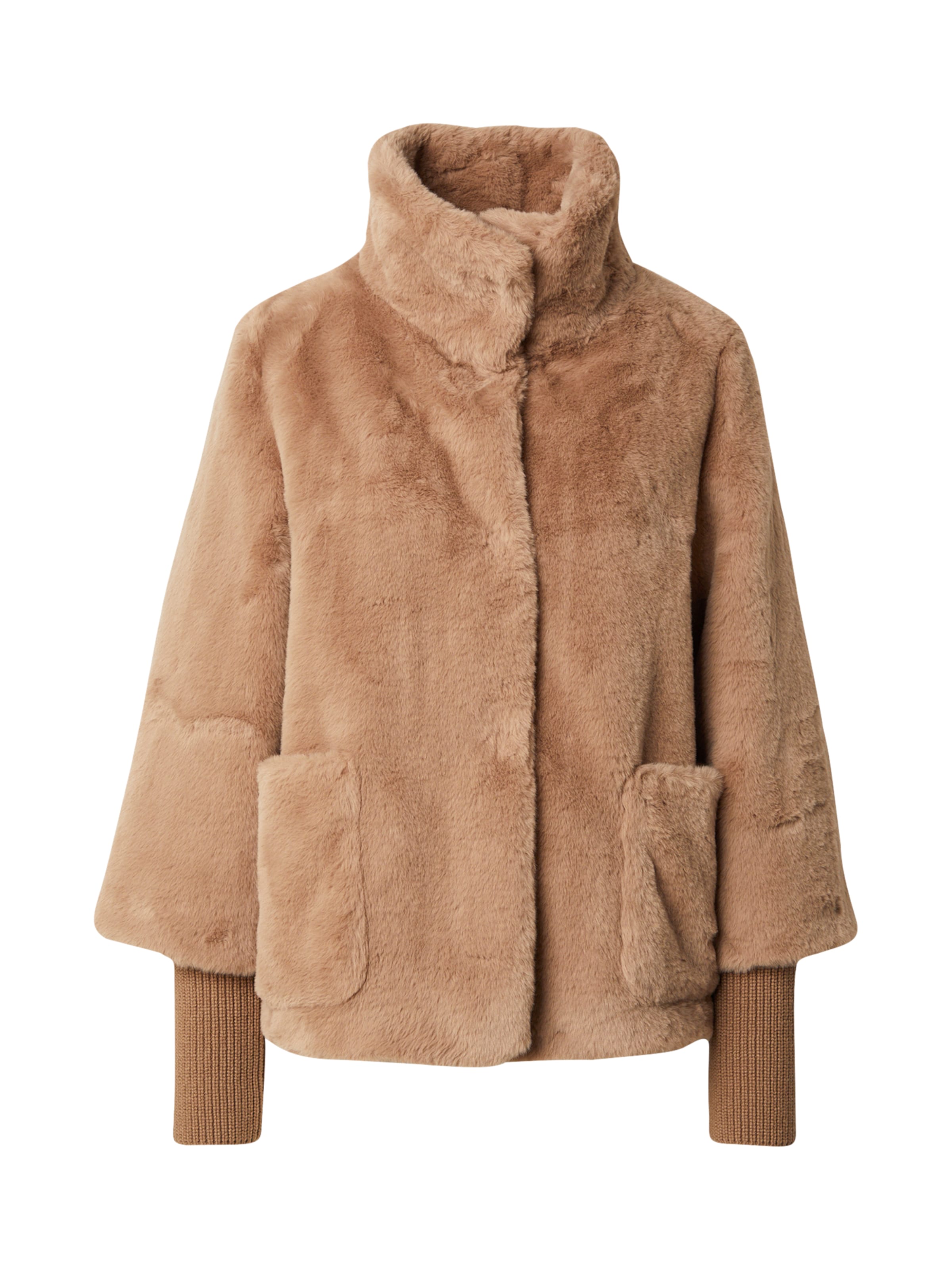 brūns s.Oliver Starpsezonu mētelis: no priekšpuses