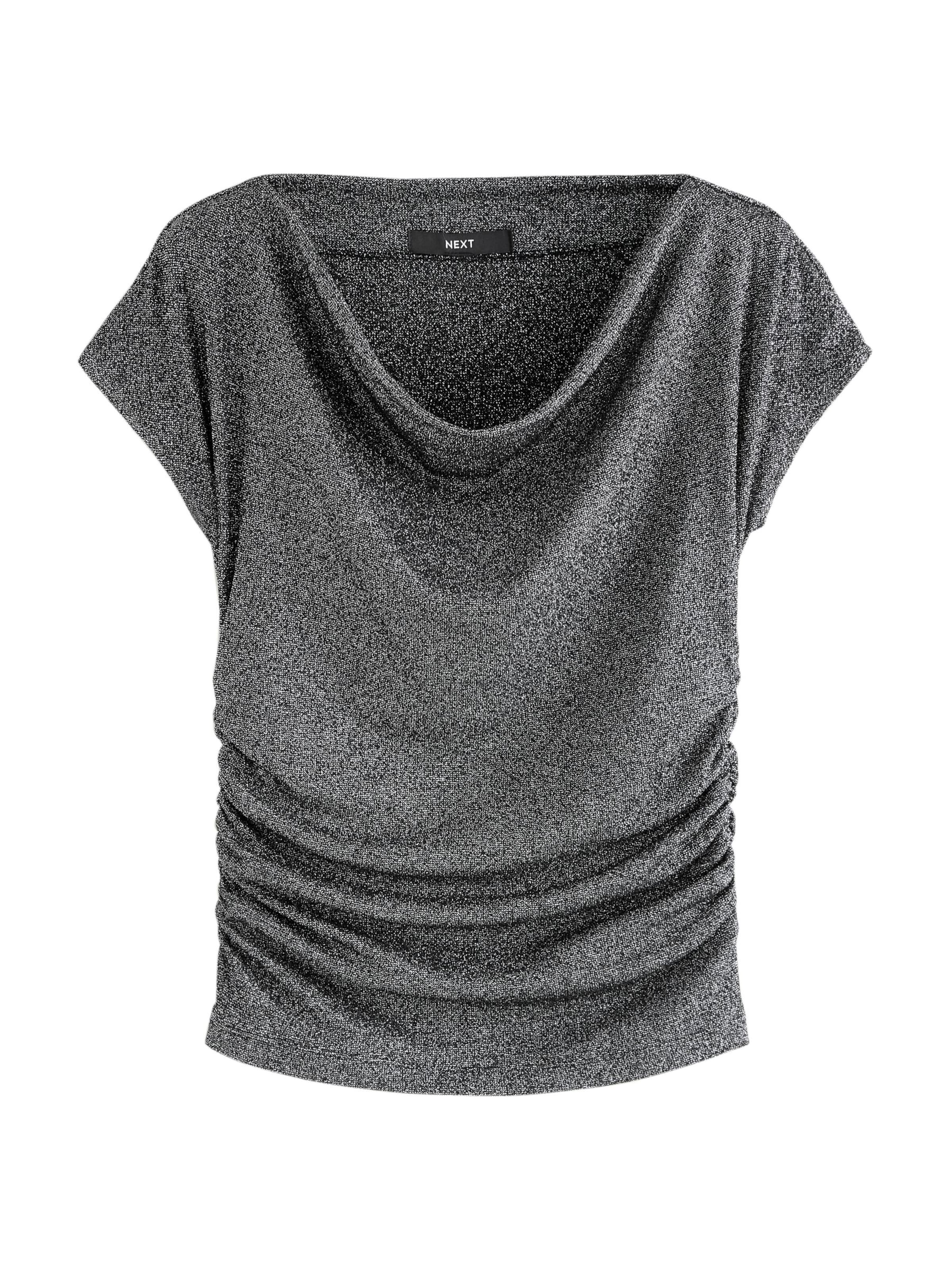 Next Majica | srebrna barva: sprednja stran