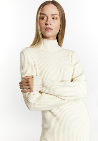 DreiMaster Klassik Knit dress 'Casnagie' in White