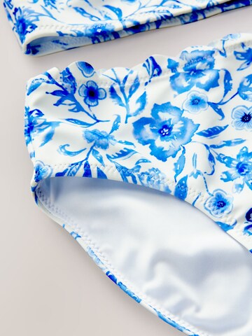 Next Koszulkowy Bikini w kolorze niebieski