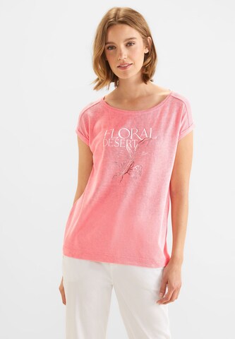 Tricou de la STREET ONE pe roz: față