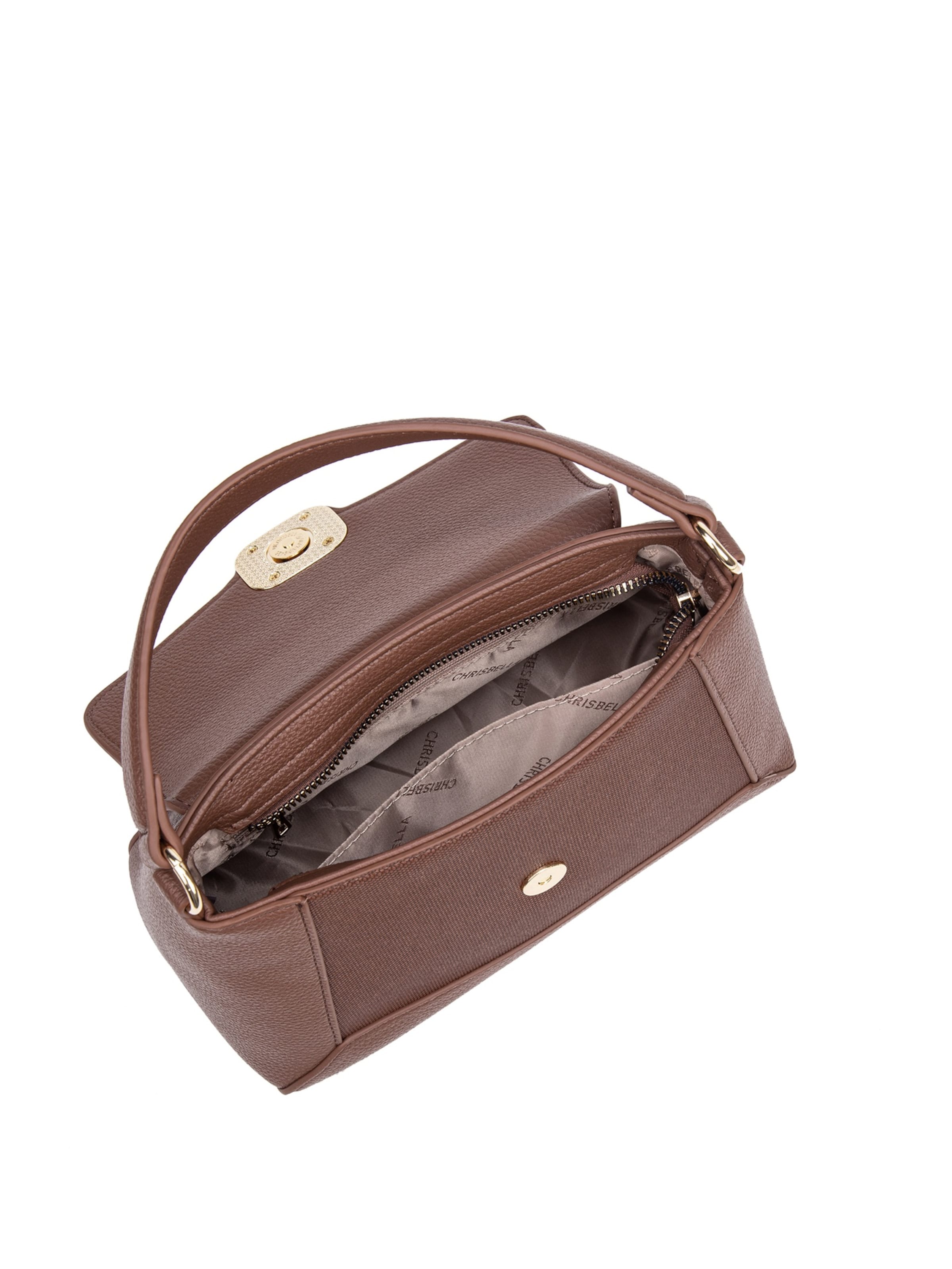 Chrisbella Handbag in Brown