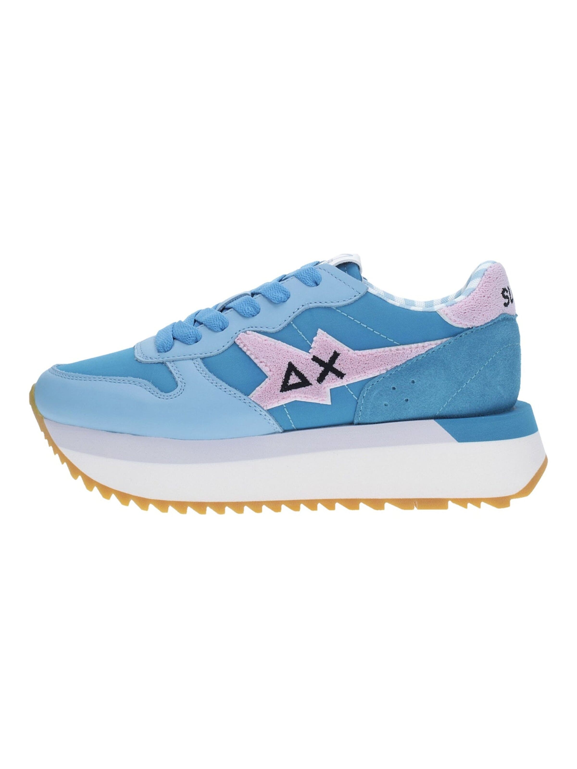Sneaker bassa di SUN68 in blu: frontale