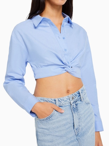 Camicia da donna di Bershka in blu