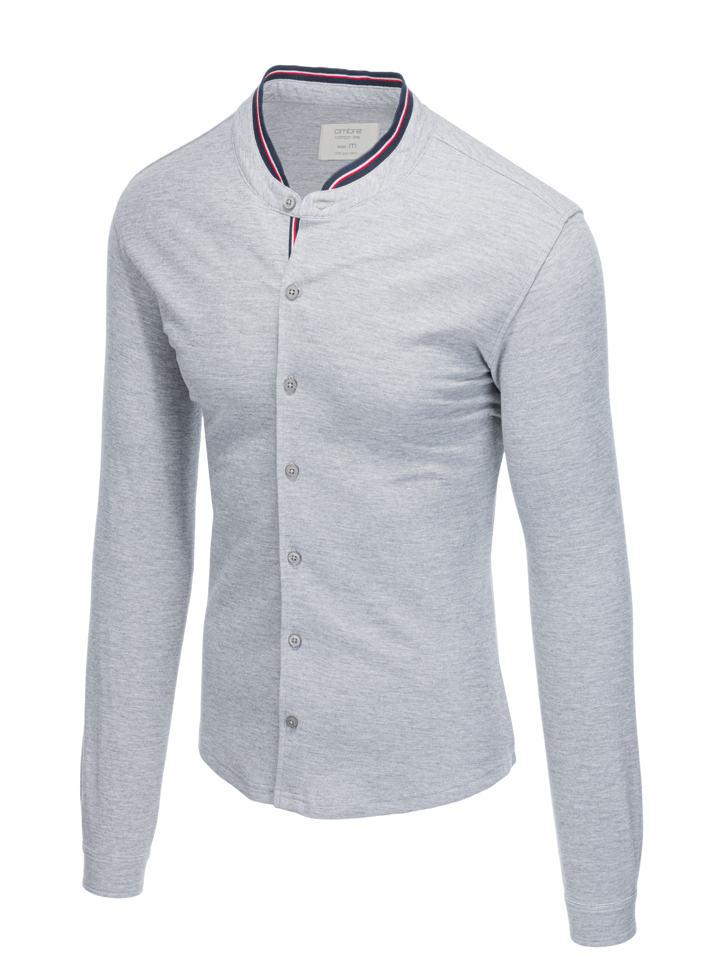 Ombre Slim fit Overhemd 'K542' in Grijs