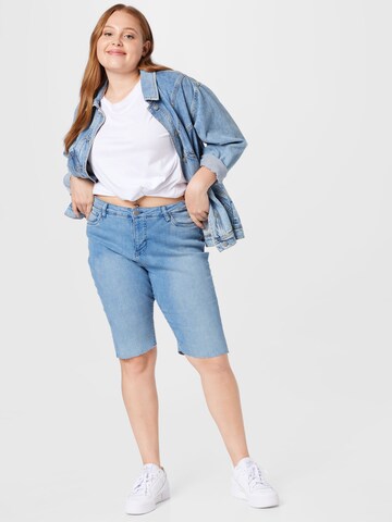 Zizzi Skinny Fit Дънки 'CATHERINE' в синьо