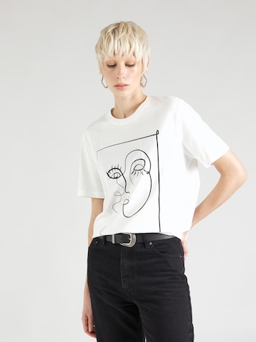 VILA - Camiseta 'SYBIL' en blanco: frente