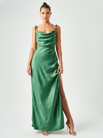BWLDR Aftonklänning 'FLORA X Kristina' i grön