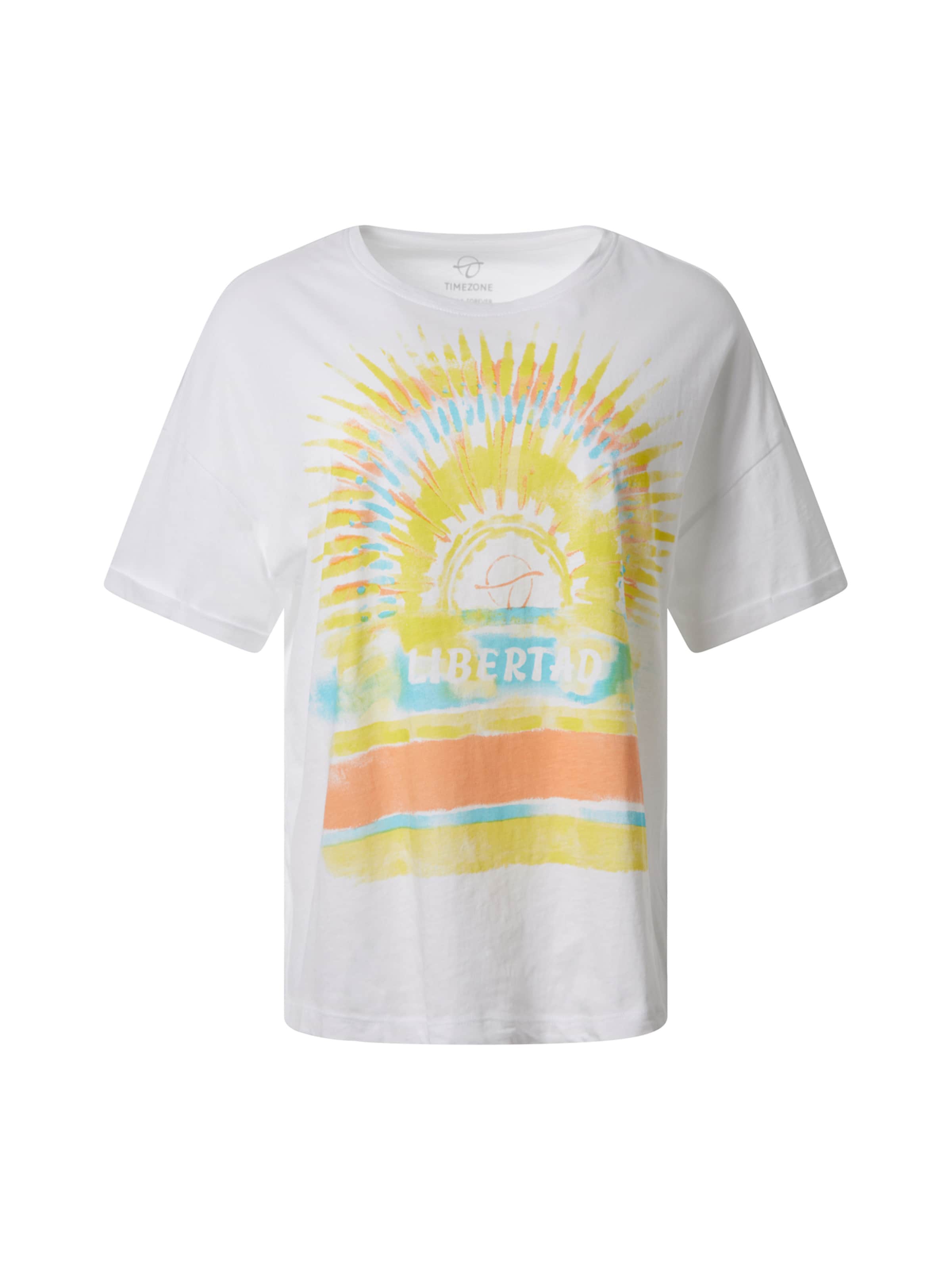 TIMEZONE T-Shirt 'Casa' in Weiß: Vorderseite