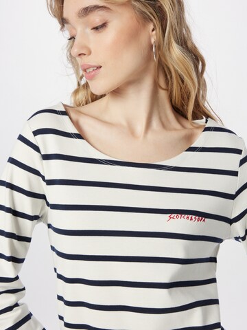 SCOTCH & SODA Shirt 'Breton' in Weiß