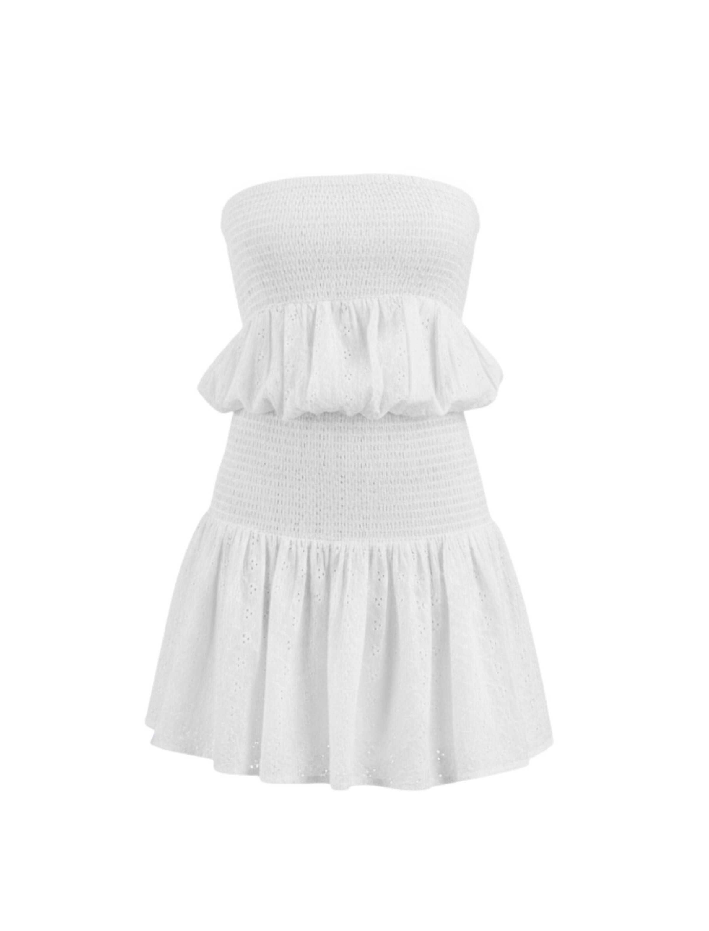 South Beach Robe en blanc, Vue avec produit