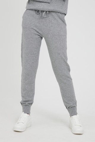 ICHI Loose fit Pants 'IHKAVA' in Grey: front