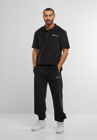 Carlo Colucci Tapered Hose in Schwarz
