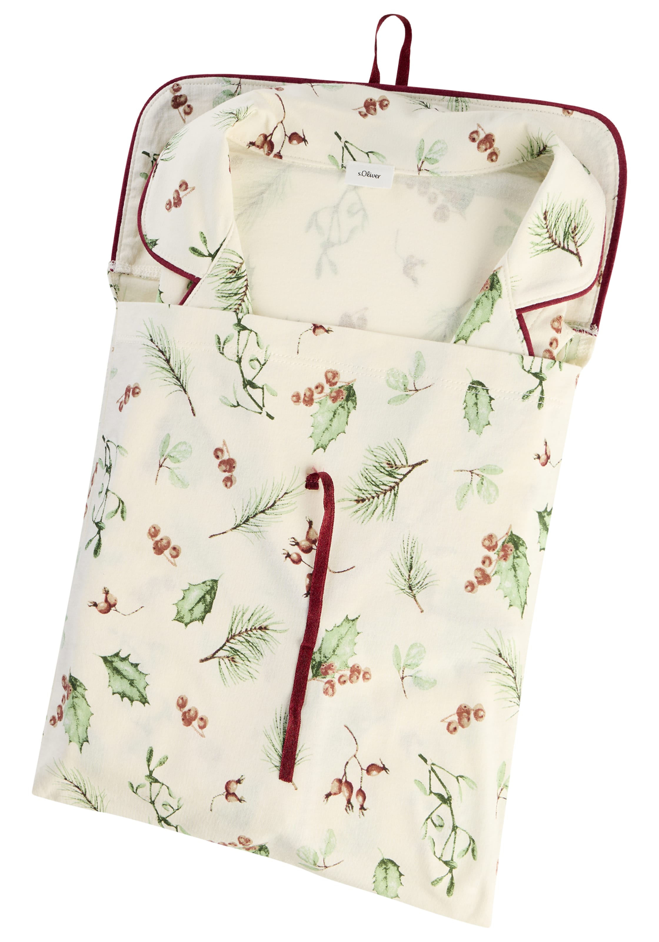 Pigiama di s.Oliver in beige: frontale