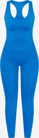 Smilodox Jumpsuit ' Seamless Elsie ' in Blue: front