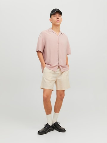 JACK & JONES regular Bukser 'Jeff' i beige