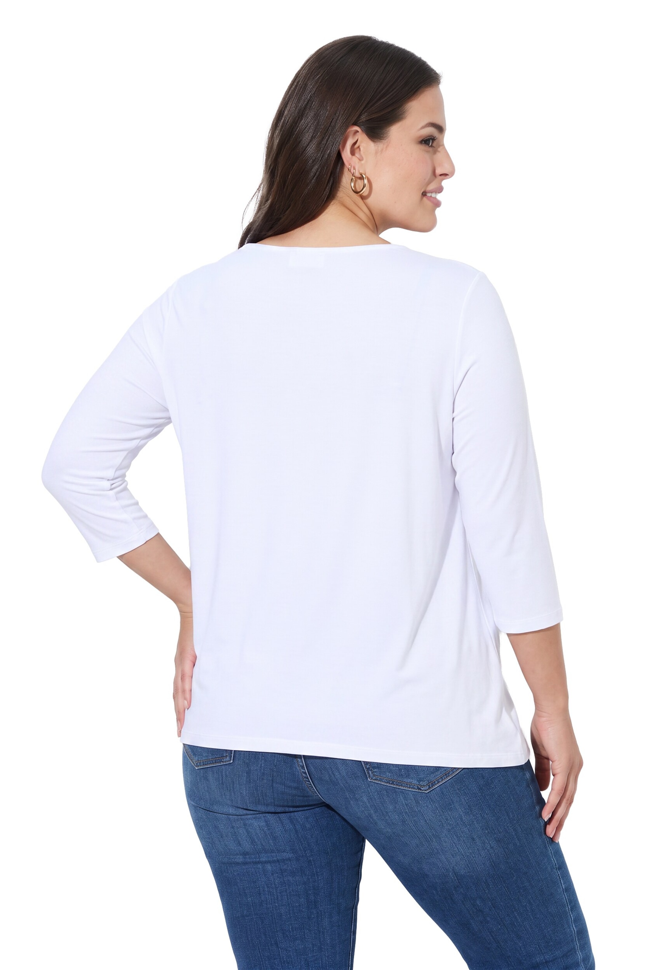 MIAMODA Shirt in White