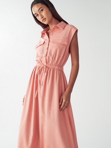 Willa - Vestido camisero 'Sez' en naranja