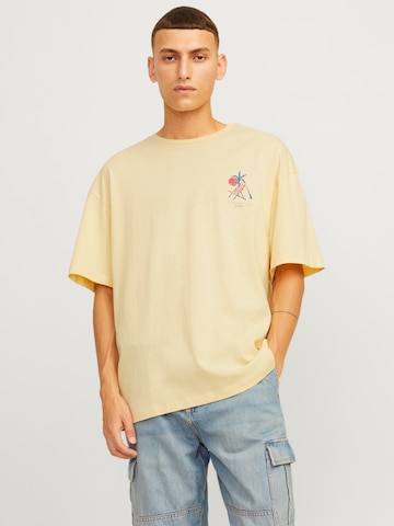 JACK & JONES Shirt in Beige: voorkant