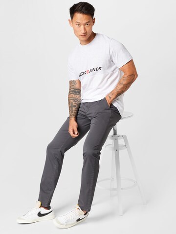 REDPOINT Slimfit Παντελόνι τσίνο 'Jasper' σε γκρι