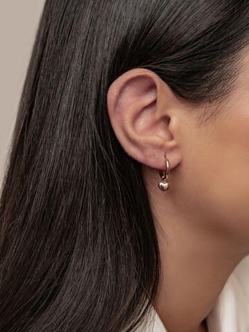 Hey Happiness Earrings 'Heart Beat' in Gold