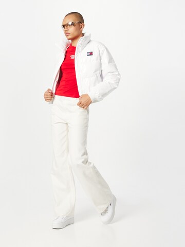 Veste d’hiver Tommy Jeans en blanc