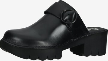 FLY LONDON Clogs in Zwart: voorkant