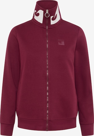 OCEAN SPORTSWEAR Sweatjacke in Rot: Vorderseite