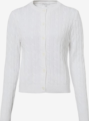 Cardigan Marie Lund en blanc : devant