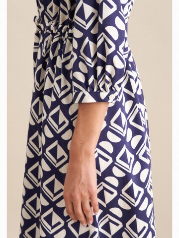 SEIDENSTICKER Blousejurk 'Schwarze Rose' in Blauw