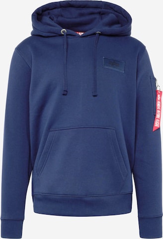 ALPHA INDUSTRIES Sweatshirt i blå: forside